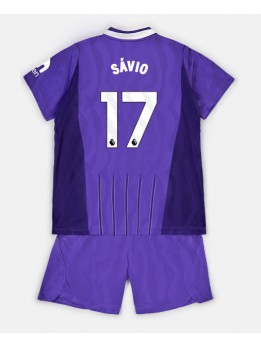 Otroški Nogometna dresi replika Tottenham Hotspur Savio #17 Tretji 2026-27 Kratek rokav (+ hlače)